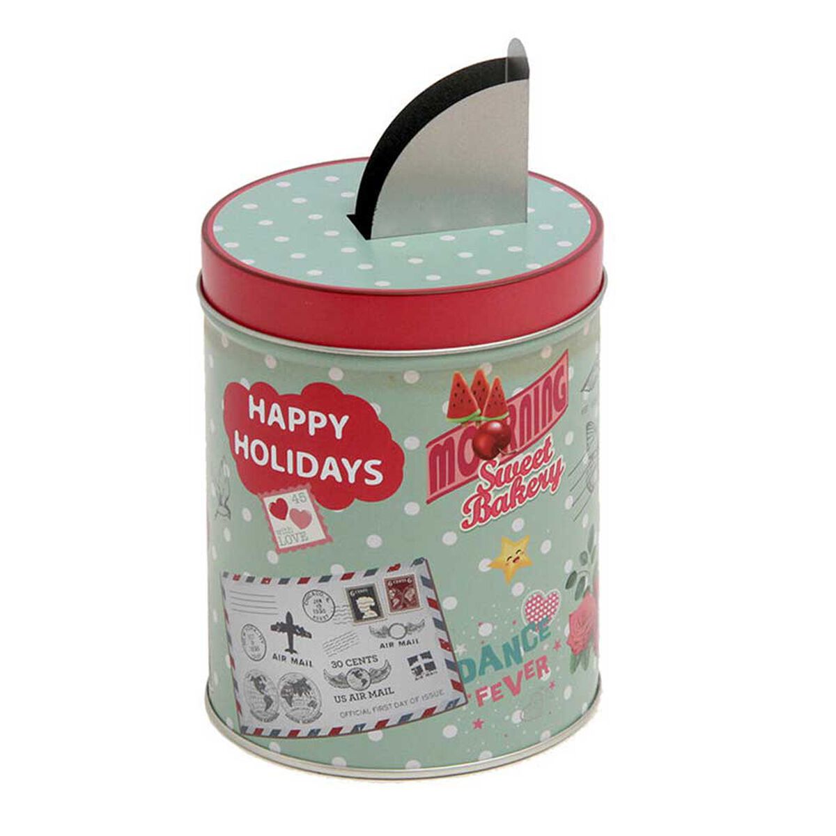 Lata Decorativa Metal Vgo 14 x 11 cm Diseño 4
