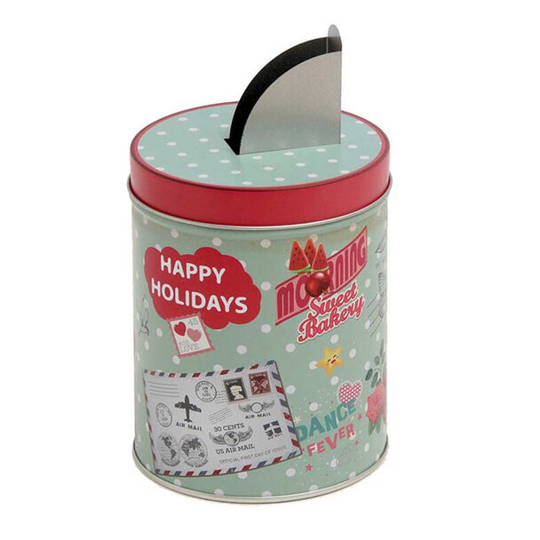 Lata Decorativa Metal Vgo 14 x 11 cm Diseño 4