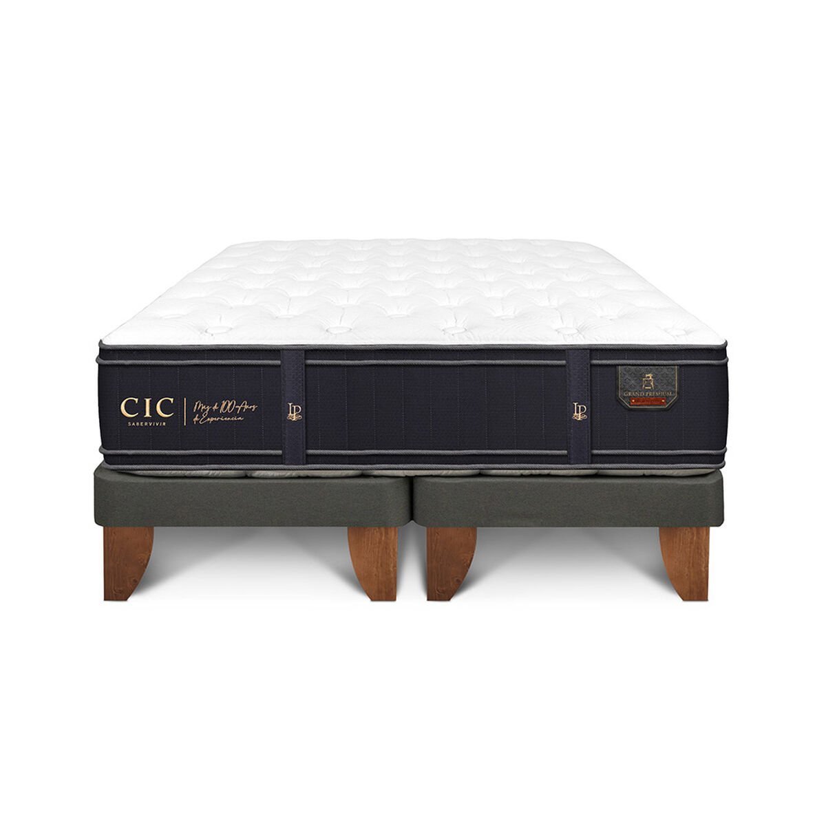 Cama Europea CIC Base Dividida King Grand Premium