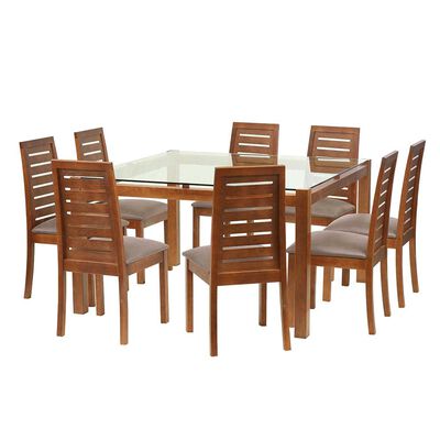 Juego de Comedor Latam Home Barcelona 8 Sillas Gris