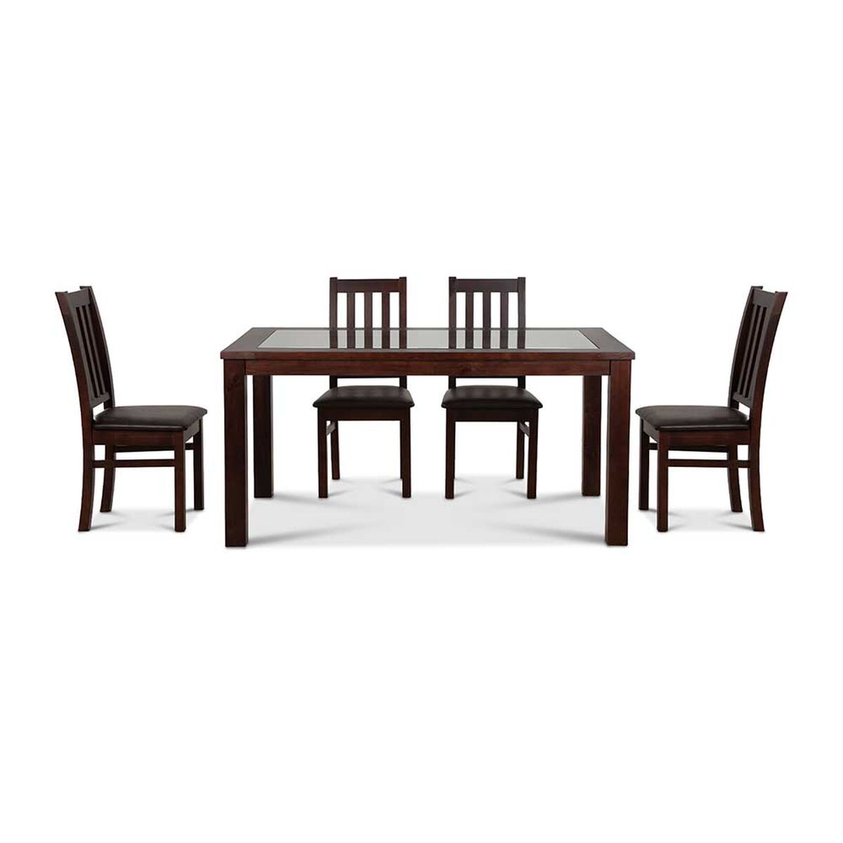 Juego de Comedor CIC &Ntilde;uble 6 Sillas Chocolate