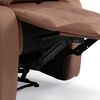 Juego de Living Daniels Sof&aacute; 3 Cuerpos Reclinable + 2 Berger Norman Caf&eacute;