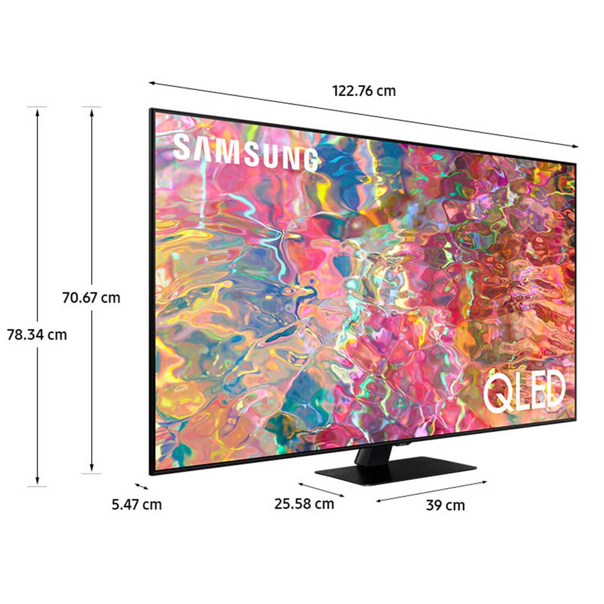 QLED 55" Samsung Q80B Smart TV 4K UHD 2022