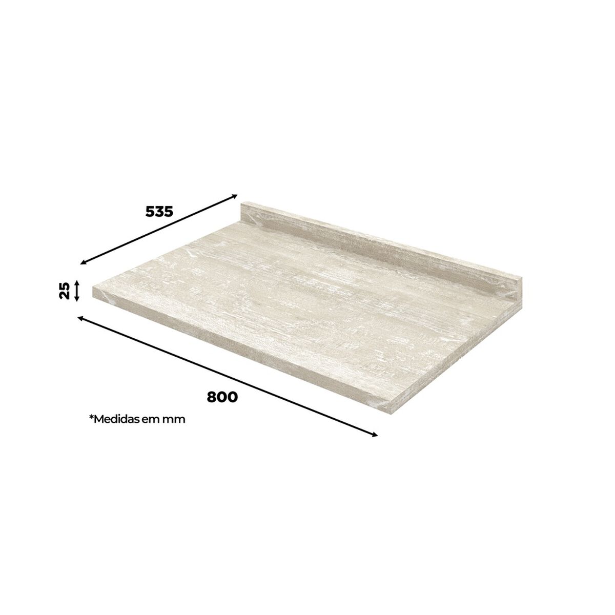 Mueble de Cocina Base Home Mobili Tulum 2 Puertas Blanco