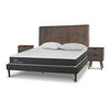 Cama Europea CIC 2 Plazas New Ortopedic + Respaldo Baker + 2 Veladores + Almohadas Viscoelásticas