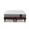 Cama Europea Latam Home Base Dividida 2 Plazas Zen Best Chocolate