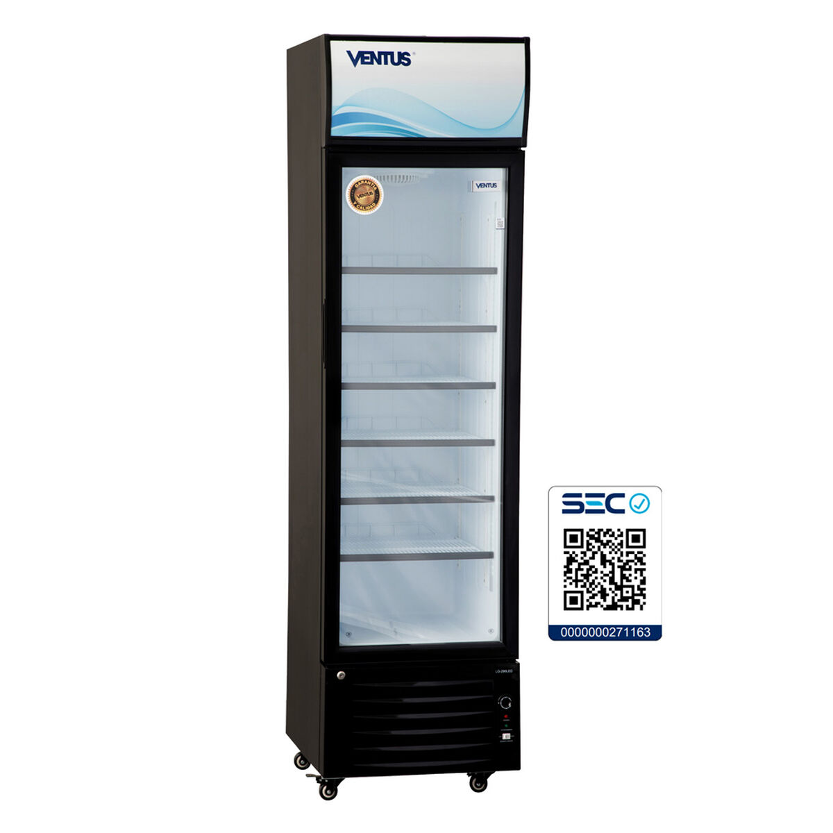 Visicooler Ventus LG-290LED 290 lts.