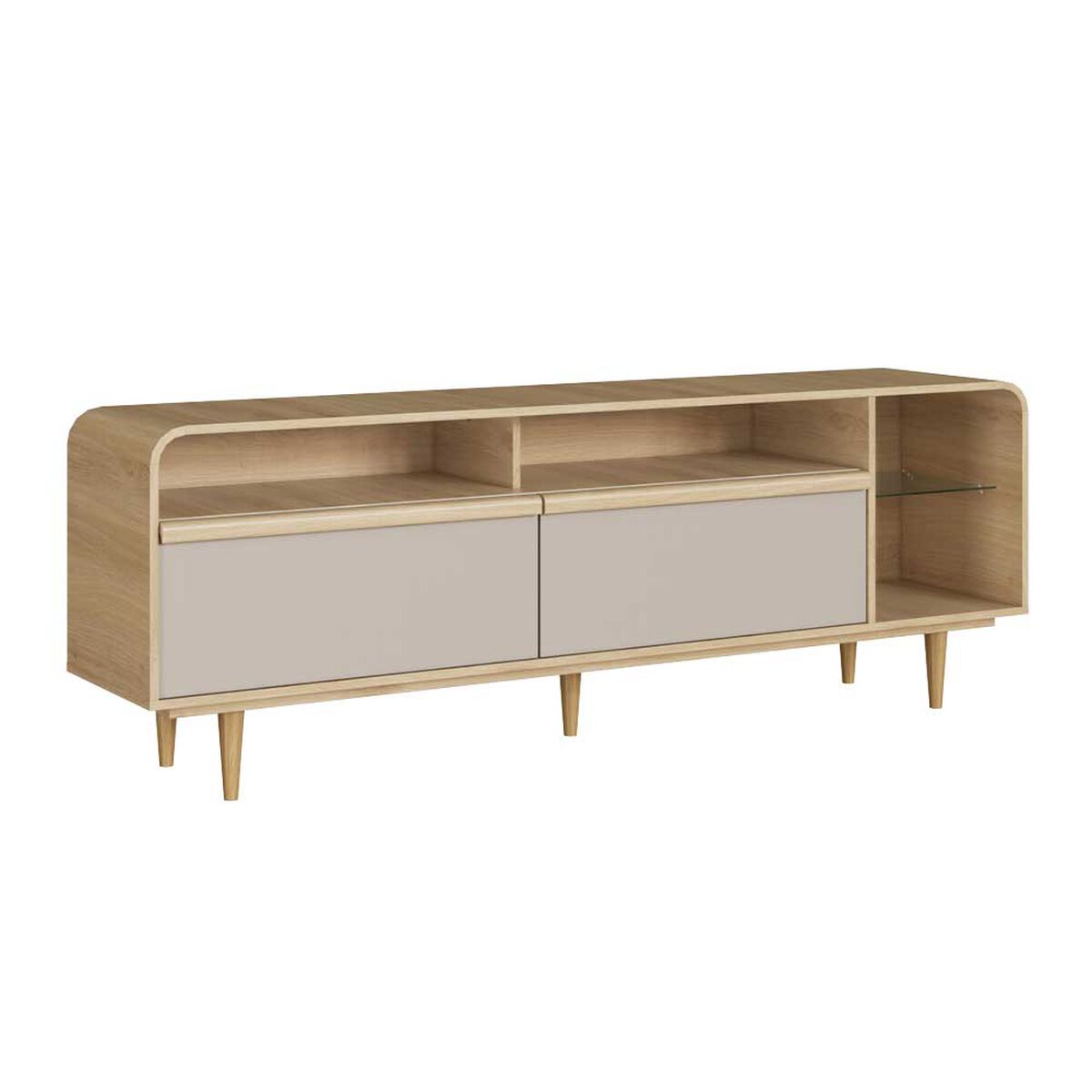 Rack TV Amuv Bold Hasta 70" Café
