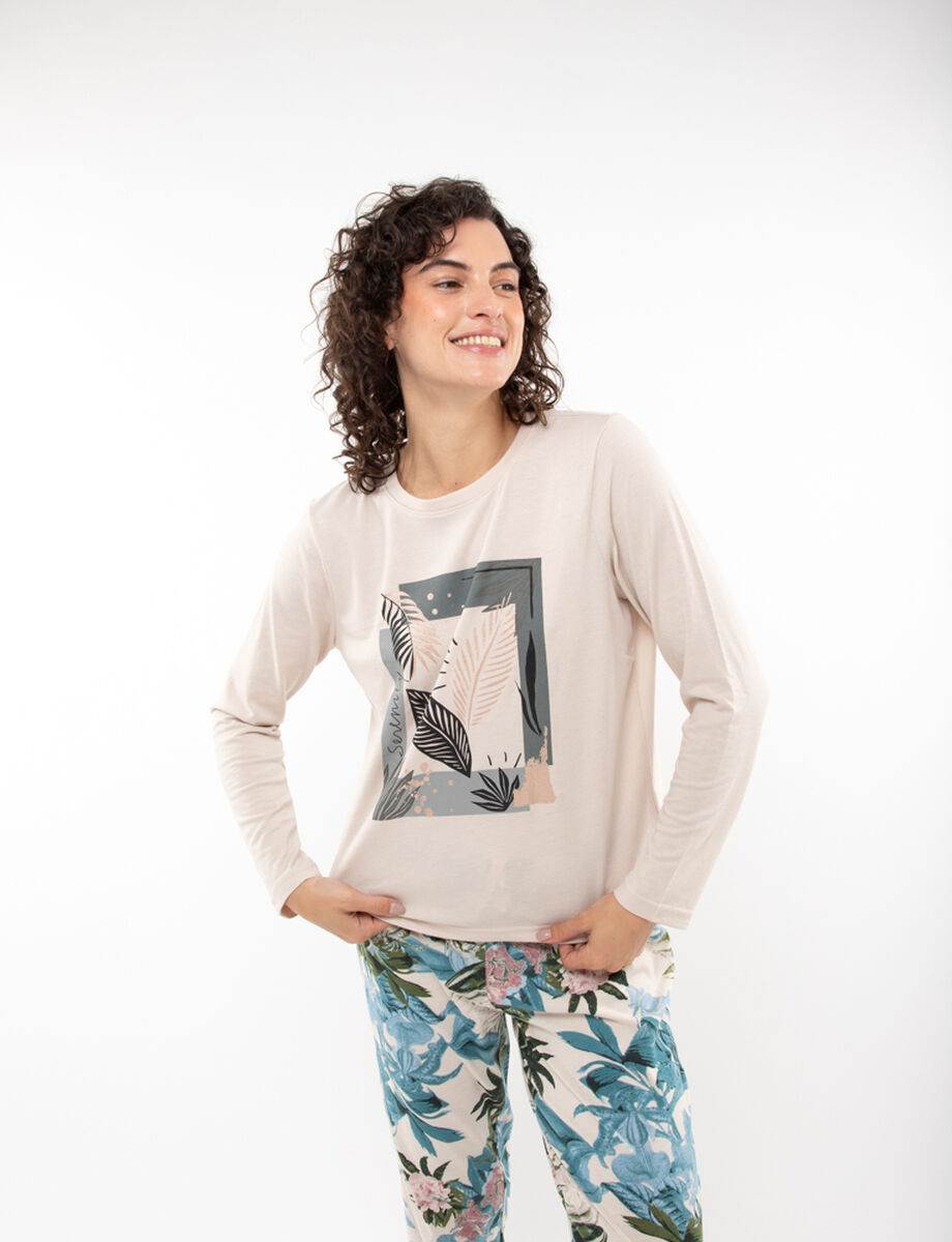 Polera de Pijama Mujer Portman Club