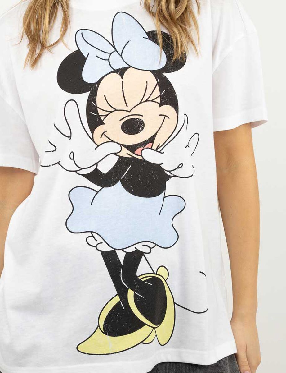 Polera Dibujos Animados Manga Corta Mujer Licencias