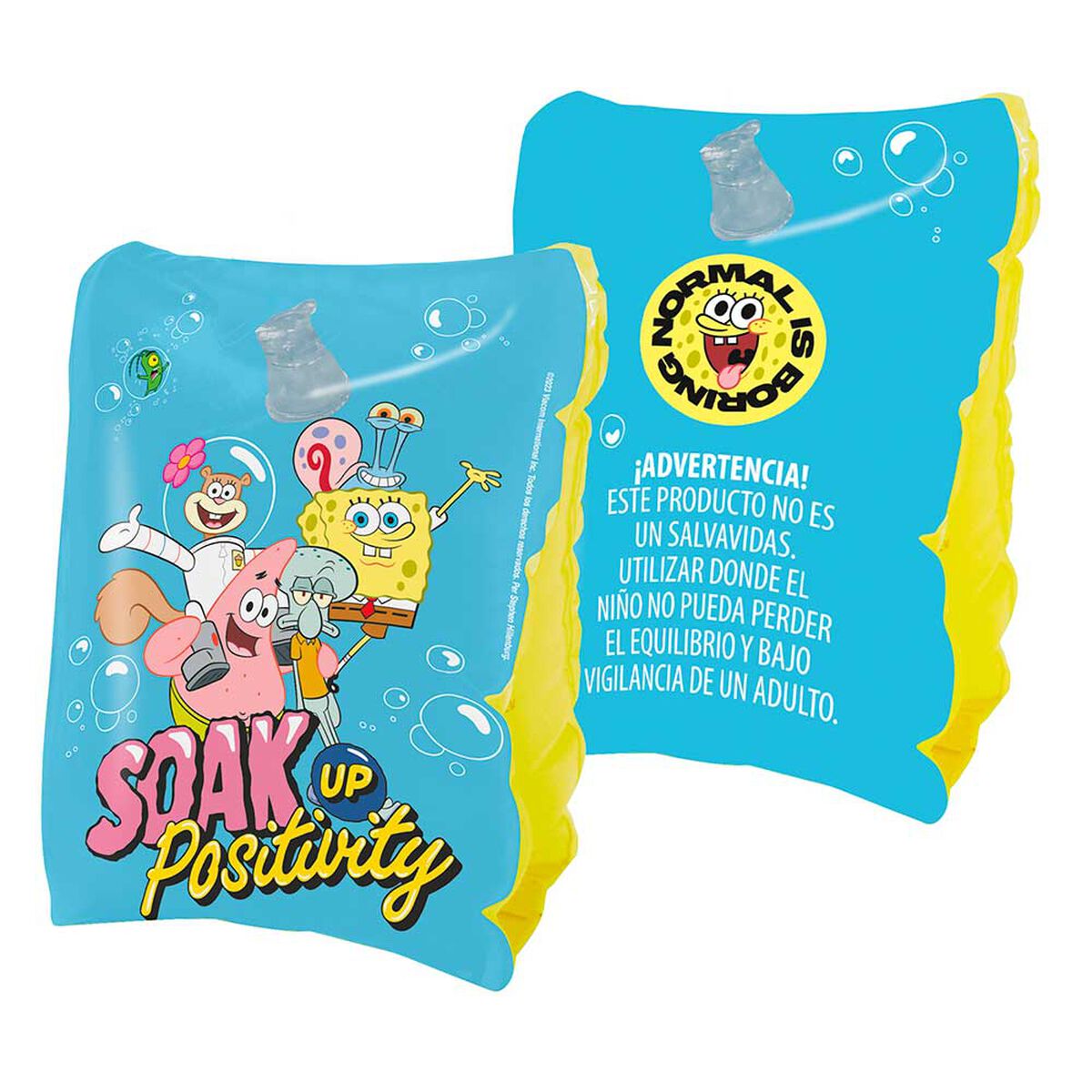 Flotador Alitas 25x15 cm Sponge Bob