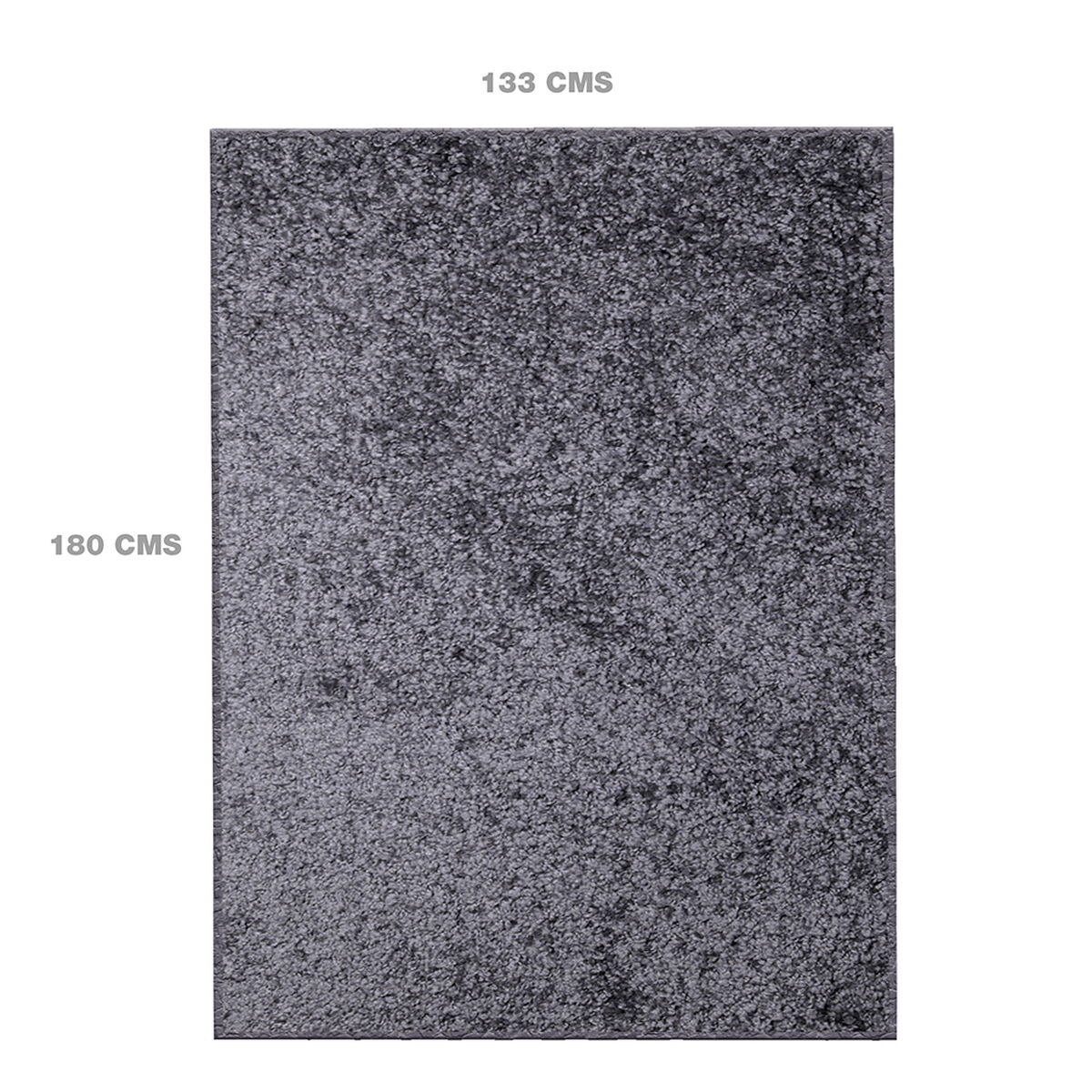 Alfombra Doral Shaggy 180 x 133 cm Gris