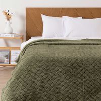 Frazada Mashini JQD Sh Atlantic 2 Plazas Verde