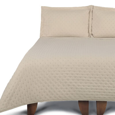 Imagen 2 del producto Quilt CIC Super King Taupe Microfibra