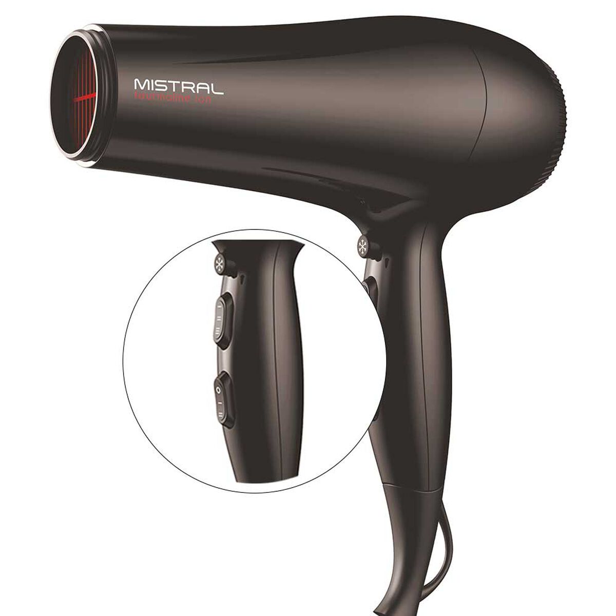 Combo Secador de Pelo Gama Mistral Turmaline + Alisador Alais Shine