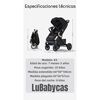 Coche de Paseo Reversible Multiposiciones Lubabycas MN