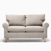 Sofá Kea Retro Felpa 2 Cuerpos Beige