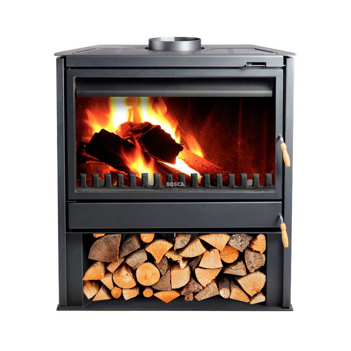 Chimenea a Le&ntilde;a  Bosca 850 FS + Kit Instalacion