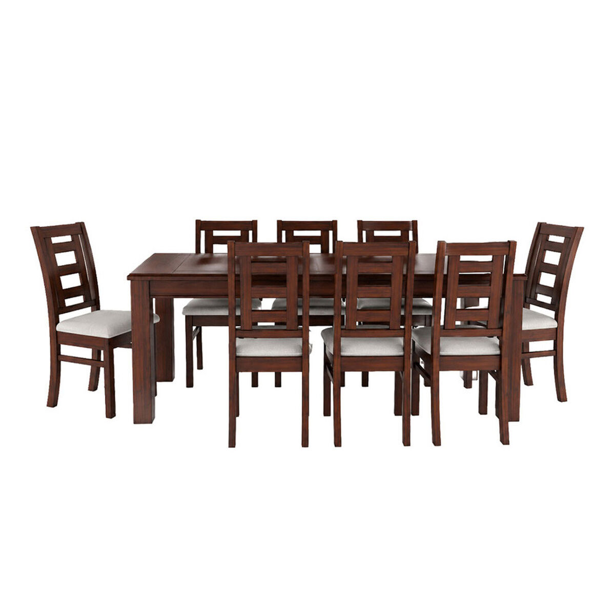 Juego de Comedor Muebles Hema Sevilla 8 Sillas Nogal
