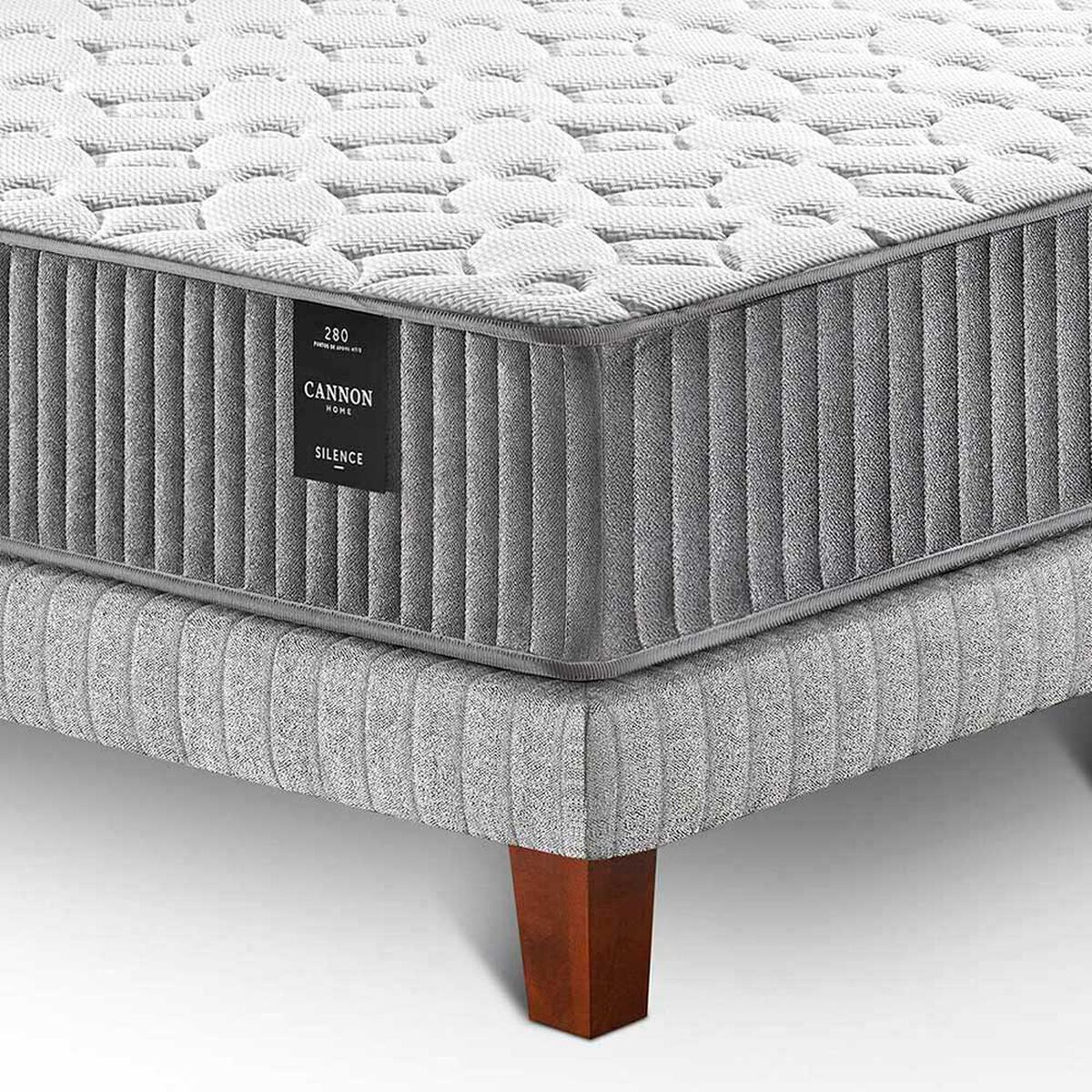 Cama Europea Cannon Base Dividida King Silence