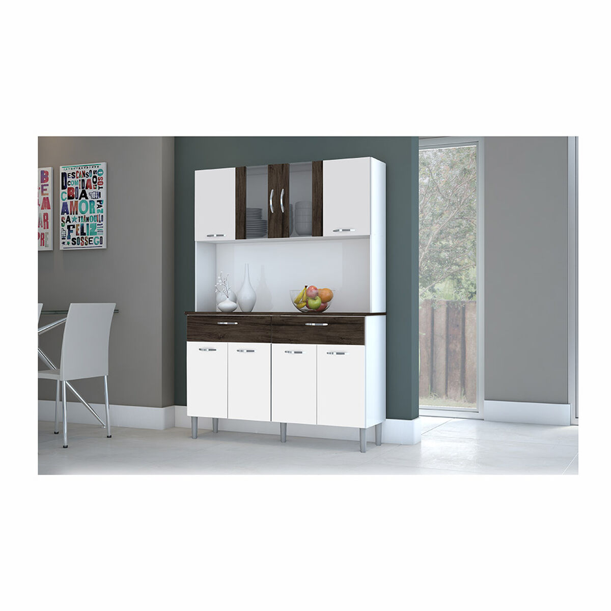 Mueble Organizador De Cocina Pan 8 Cajones