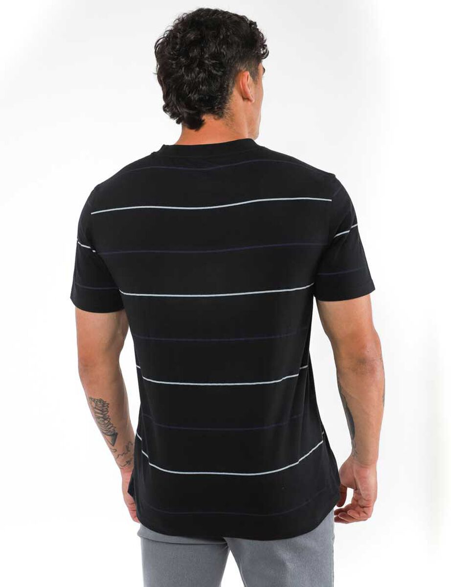 Polera Rayas Manga Corta Hombre Cutback