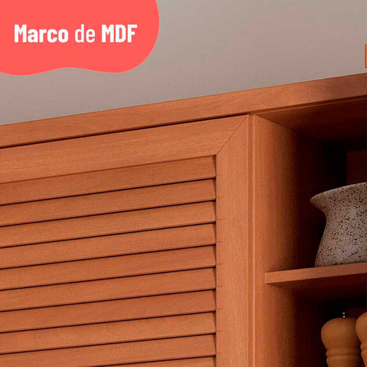 Modulo A&eacute;reo Roca Macadamia 1 Puertas Canela