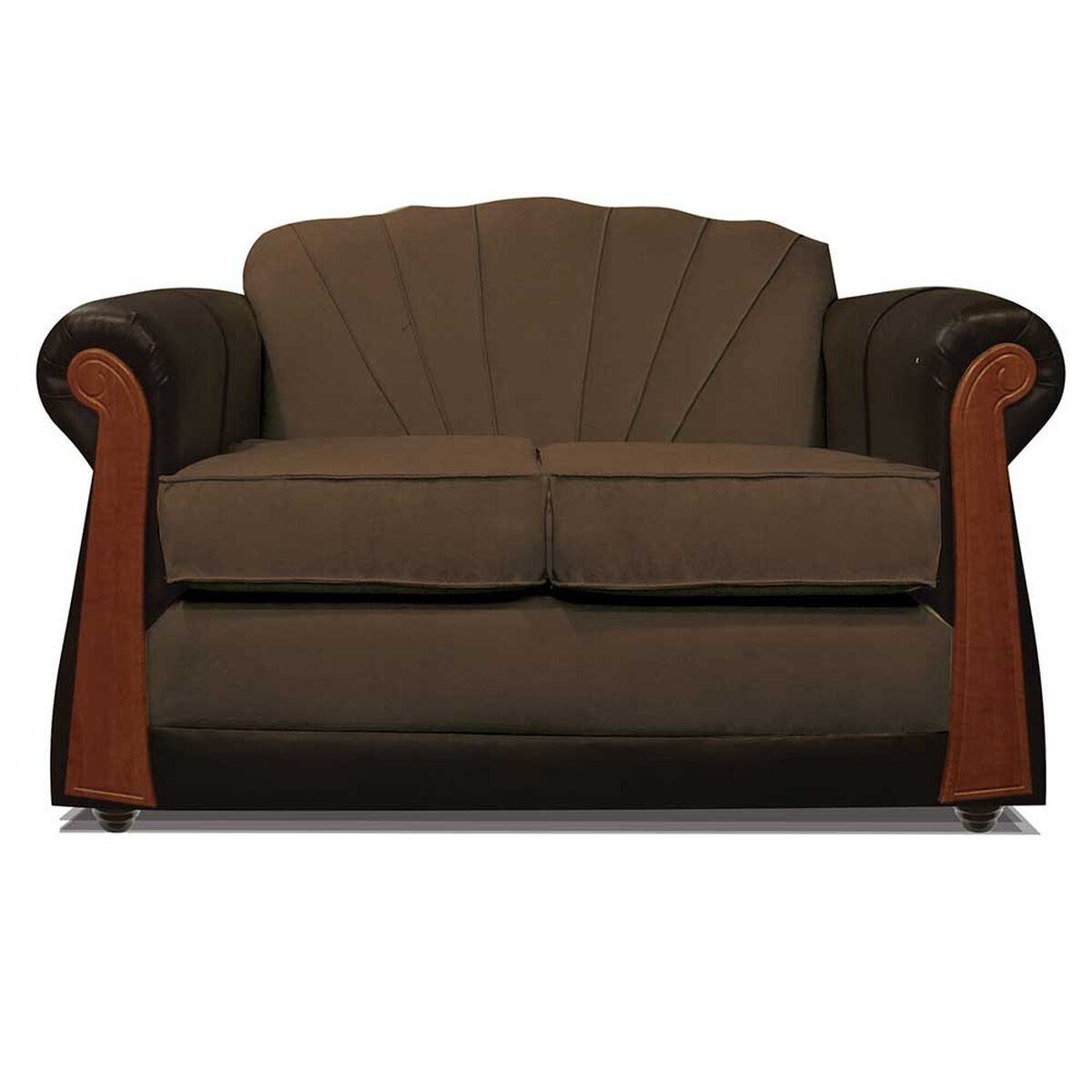 Juego de Living Elegant Detail Marsella Sof&aacute; 2 Cuerpos + Dos Sillones 1 Cuerpo Caf&eacute;