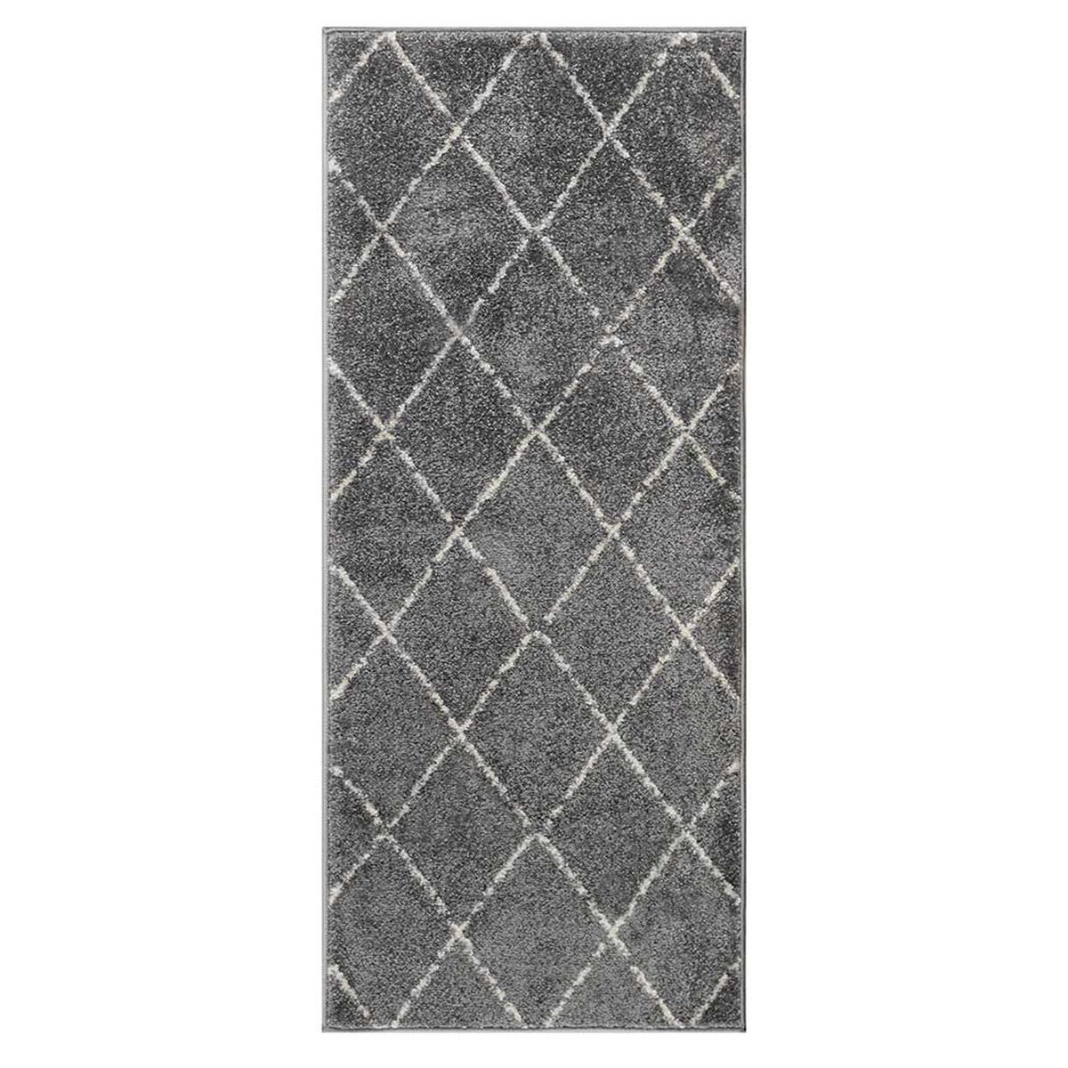 Bajada de Cama Modalfo Florida Gris 50 x 120 cm
