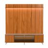 Rack + Panel TV Decocasa Neon Float hasta 85" Canela