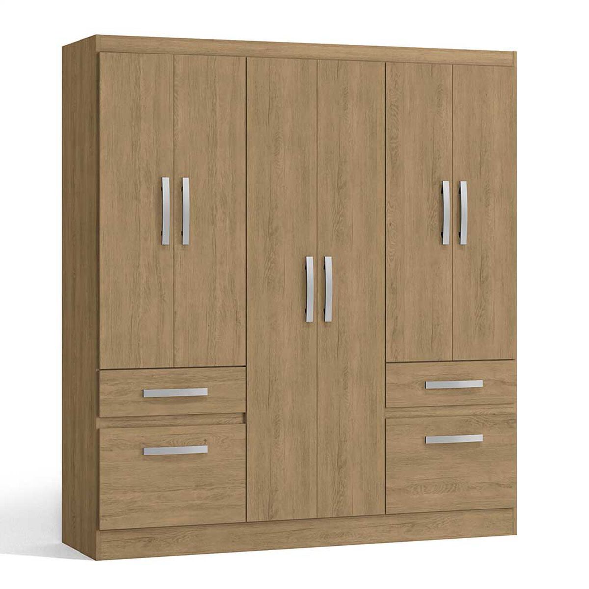 Clóset B544 6 Puertas 2 Cajones