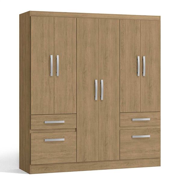Clóset B544 6 Puertas 2 Cajones