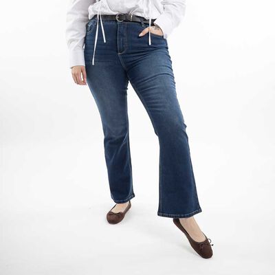Jeans Flare Mujer Extralindas