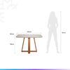 Juego de Comedor Decocasa Bennet 4 Sillas Gris