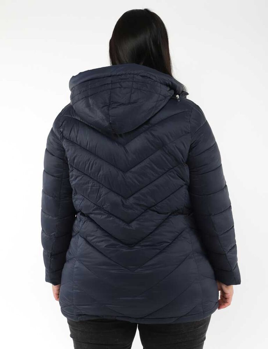 Parka Con Gorro Larga Mujer Extralindas