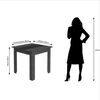 Juego de Comedor Jdo & Design Sully Nogal 4 Sillas