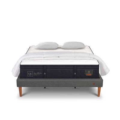 CIC Cama Europea CIC King Súper Premium + Almohadas + Plumón
