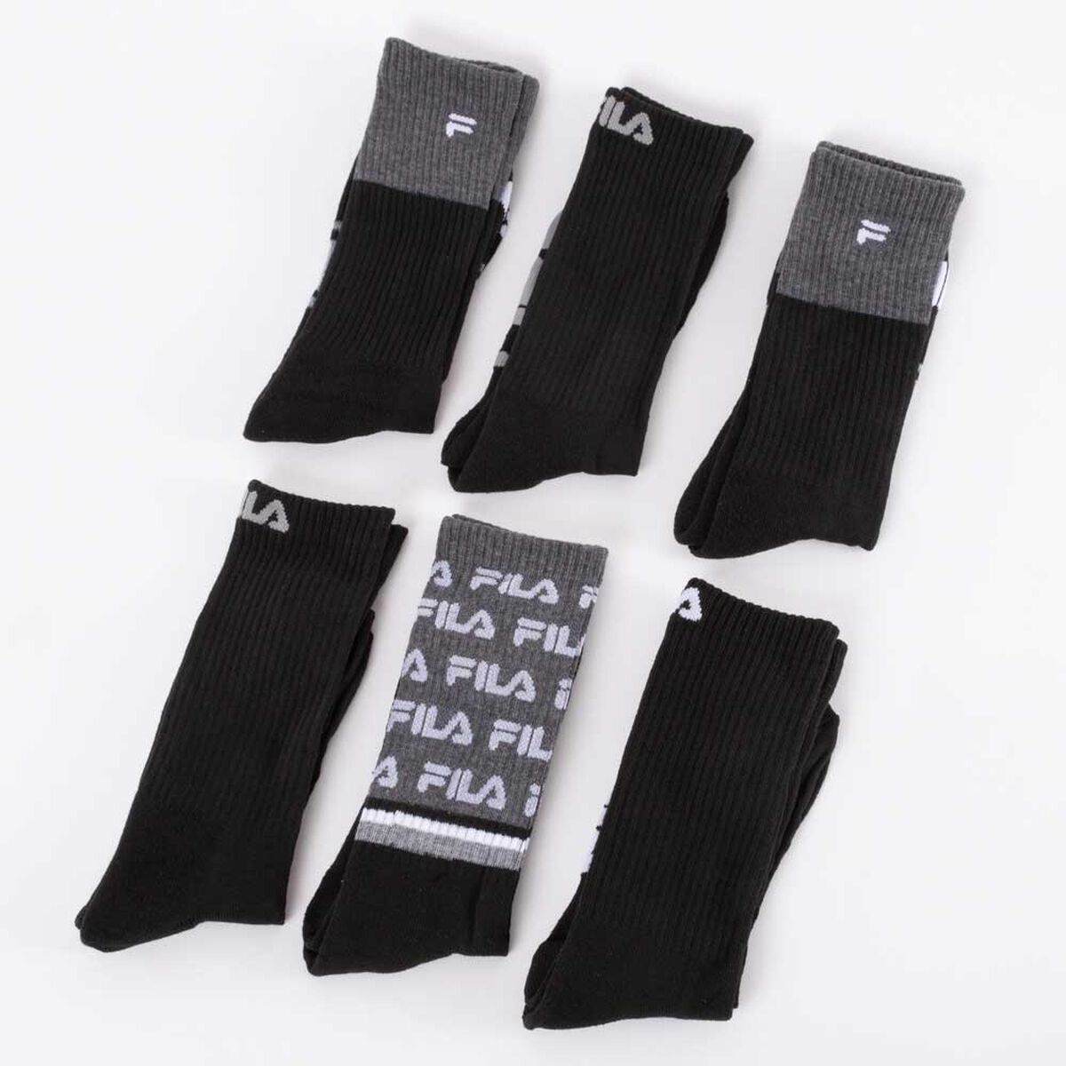 Pack 6 Unidades Calcetines Hombre Fila