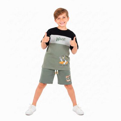 Polera Manga Corta Ni&ntilde;o Chess