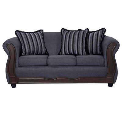 Imagen 2 del producto Juego de Living Black Factory Sofia Sofá 3 Cuerpos + Dos Sillones 1 Cuerpo Marengo