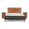 Cama Europea CIC King New Ortopedic + Respaldo Mil&aacute;n + 2 Veladores