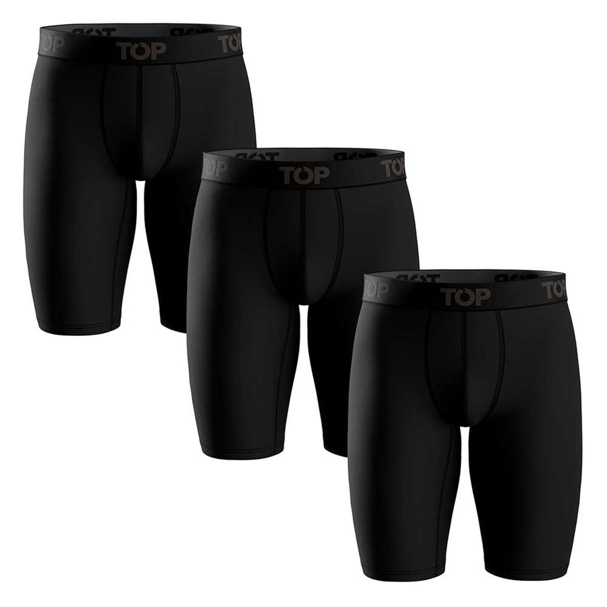 Pack 3 Bóxer Largo Algodón Hombre Top