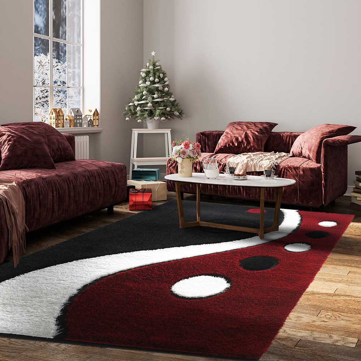 Alfombra Modalfo Exclusive Roja 200 x 290 cm