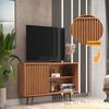 Rack Almore Italia Hasta 55" Freijo