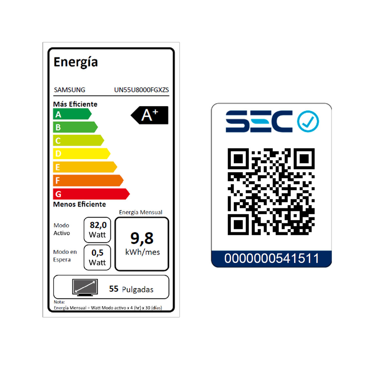 Smart Tv Led 55'' Samsung UN55U8000FGXZS 4K
