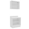Kit Cocina Modular Delta Vekkahome 4 Puertas Blanca