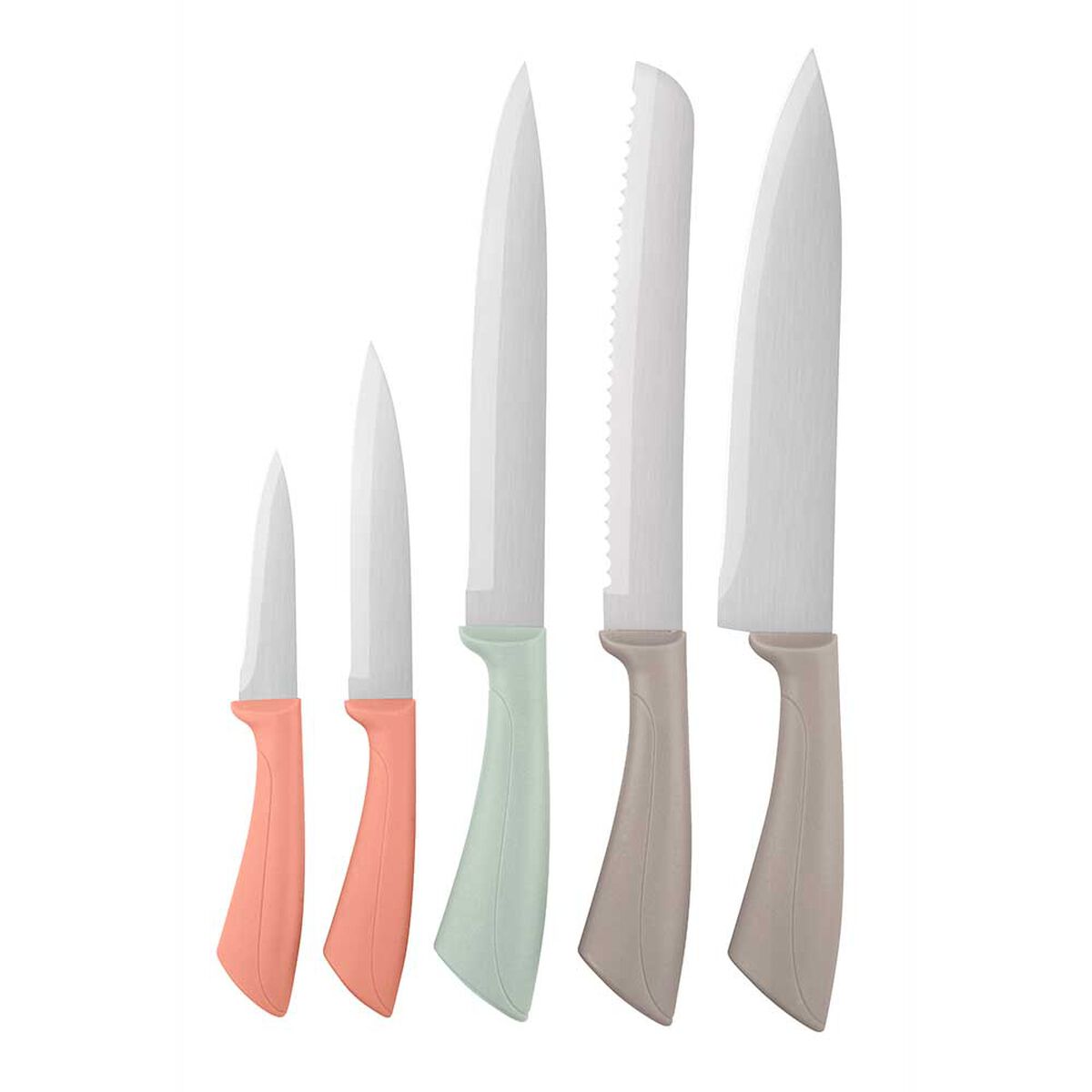Set 5 Cuchillos Urban Products Acero Inoxidable Gris