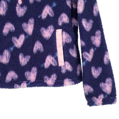 Imagen 2 del producto Polerón Polar Niña Chess Azul, Burdeo, Lila, Rosado