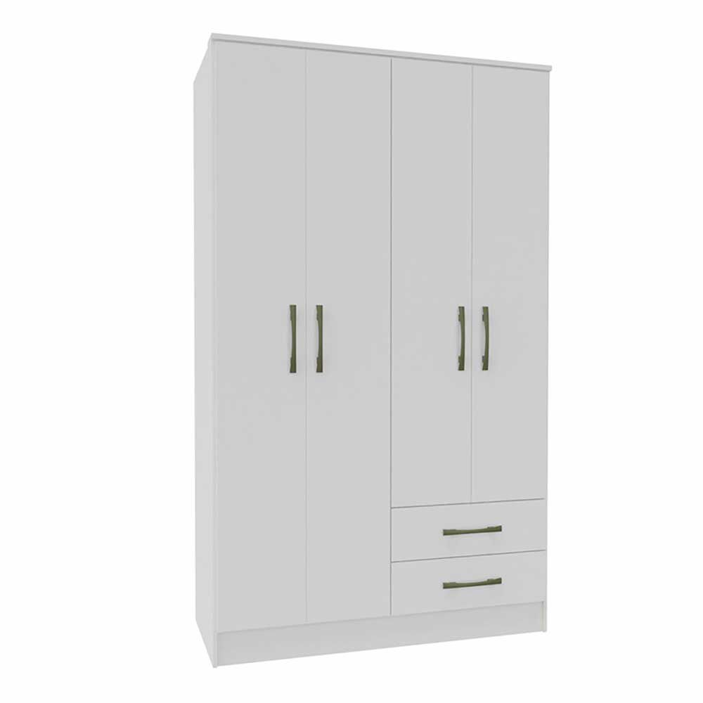 Clóset Vekkahome Pequim 4 Puertas 2 Cajones Blanco