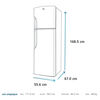 Refrigerador No Frost Mabe RMA255PYUU 249 lts